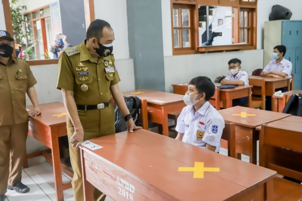 Kota Cimahi Kembali Laksanakan PTM 50% Seluruh Sekolah