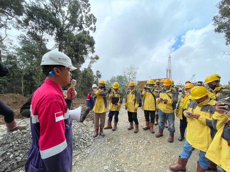 Media Site Visit PWI dan IJTI ke Gio Dipa Energi