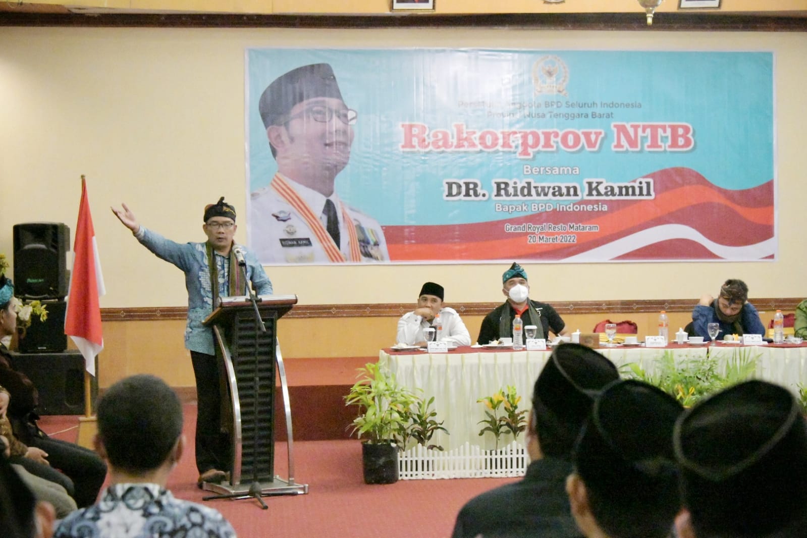 Ridwan Kamil Promosi Desa Digital ke PDABPDSI NTB