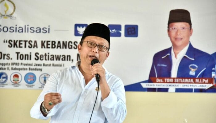 Toni Setiawan Sosialisasi 4 Pilar kepada Guru di Kab Bandung