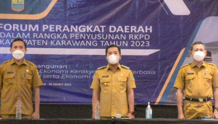 Wakil Bupati Karawang Pimpin Rapat RKPD 2023