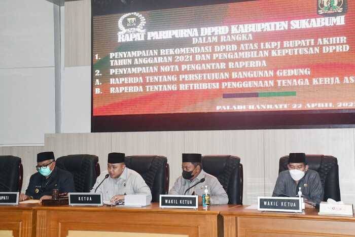 DPRD Kab Sukabumi Setujui LKPJ Bupati