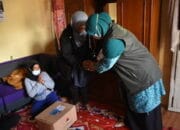 Istri Bupati Bandung Tazkiah ke Rumah Korban Situ Cileunca