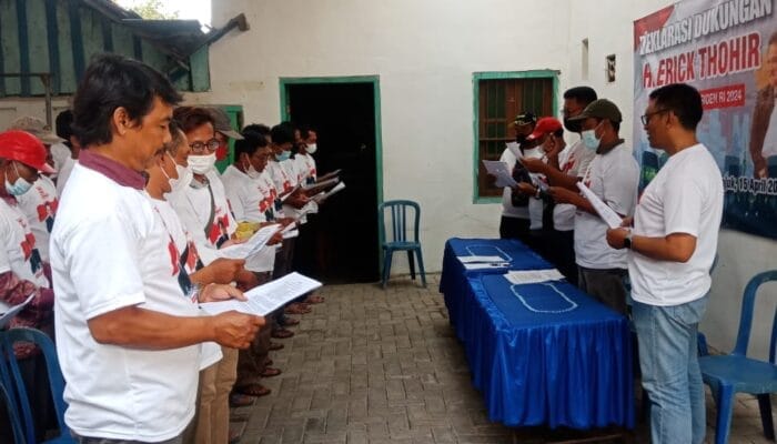 Petani Tebu Dukung Erick Tohir Capres 2024