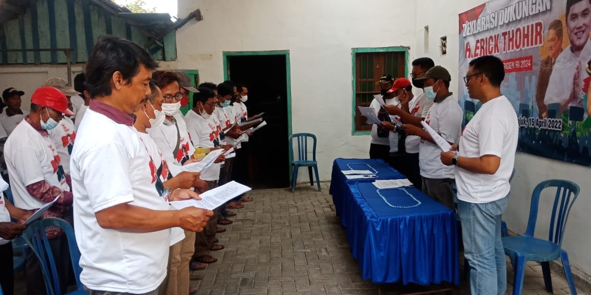 Petani Tebu Dukung Erick Tohir Capres 2024