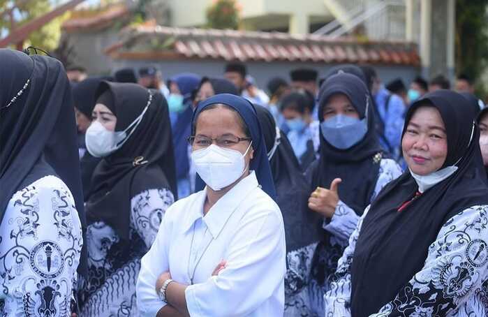 Pemkot Sukabumi Gelar Upacara Hari Pendidikan Nasional Tahun 2022