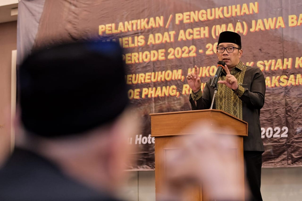 Ridwan Kamil: Jabar-Aceh Pererat Hubungan
