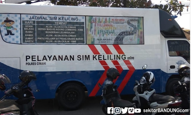 Layanan Mobil SIM Keliling Kota Cimahi 20 Juni 2022