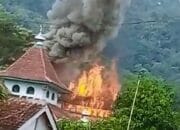 Pondok Pesantren Al-Istianah di Cianjur Hangus Terbakar