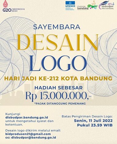 Sayembara Design Logo Kota Bandung Berhadiah Rp. 15 Juta