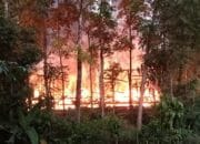 Dua Unit Rumah Milik Warga Tanggeung Hangus Terbakar