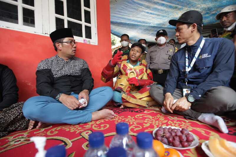 Emil Temui Ironman Kurwanto Asal Cirebon