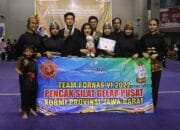 Tim Pencak Silat Kota Bandung Raih Medali Emas Fornas VI