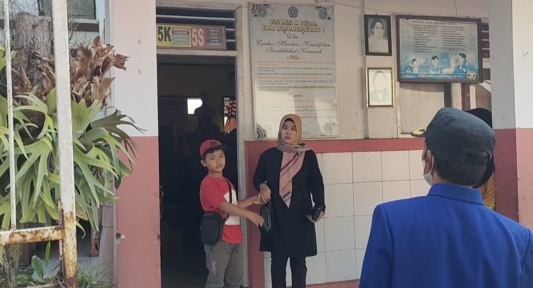 Maling di SDN Bojongpicung 1 Cianjur Gondol Barang Elektronik