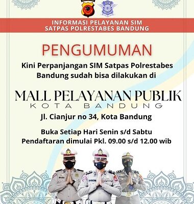 Perpanjang SIM Kini Bisa di Mal Pelayanan Publik (MPP)