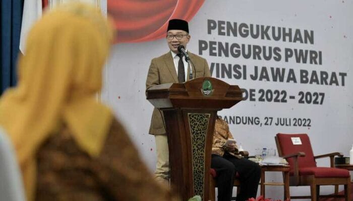 Ridwan Kamil Minta Kontribusi Gagasan PWRI