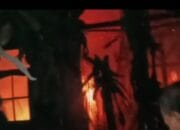 Rumah Nenek Empat Fatimah di Cianjur Hangus Terbakar