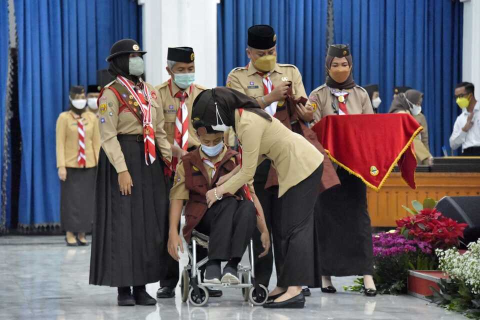 Pelepasan Kontingen Pramuka Kwartir Daerah Jabar