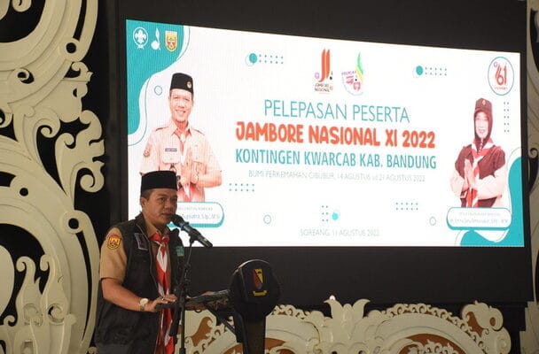 Bupati Bandung Lepas 16 Peserta Jambore Nasional XI