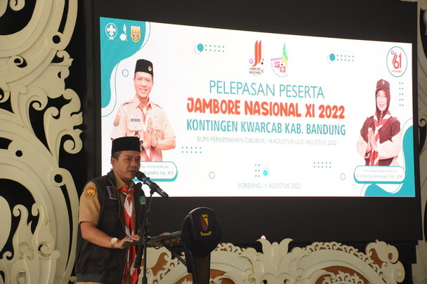 Bupati Bandung Lepas 16 Peserta Jambore Nasional XI