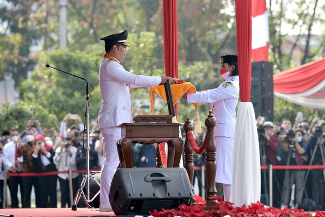 Ridwan Kamil Maknai HUT RI Kebangkitan Indonesia Menuju Negara Adidaya