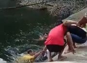 Terpeleset Saat Mengail Ikan, Ayah dan Anak Tenggelam