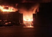Gudang Rongsok di Madiun Terbakar