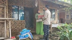 Kapolsek Batujajar Gelar Kegiatan Bakti Sosial Rutilahu
