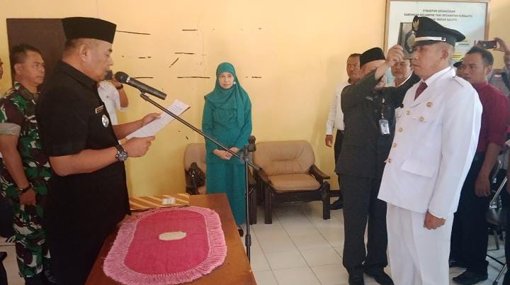 Pjs Kepala Desa Sindangraja Cianjur Dilantik