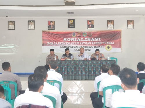 Polres Cimahi Sosialisasi Satgas Saber Pungli KBB 2022