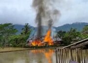 Rumah Maksum di Taggeung Cianjur Kebakaran