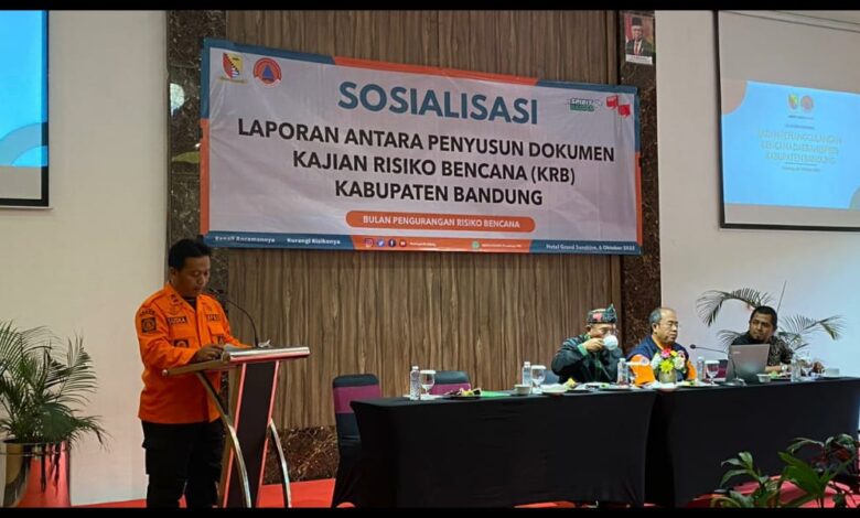 BPBD Gelar Sosialisasi Penyusunan Dokumen KRB di Kabupaten Bandung