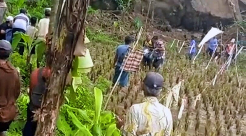 Bocah di Cidaun Cianjur Tewas Tertimbun Longsor