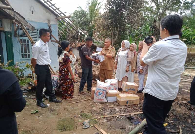 Korban Kebakaran di Bojongpicung Cianjur Banjir Santunan