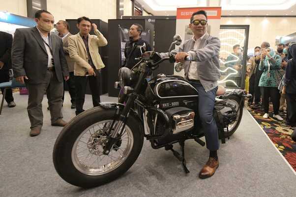 Prototipe Motor Listrik Rancangan Ridwan Kamil Ditampilkan di WJIS 2022