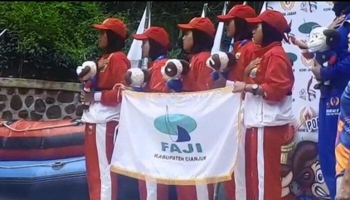 Atlet Arung Jeram R4 Putri Cianjur Juara Ke-2 Porprov