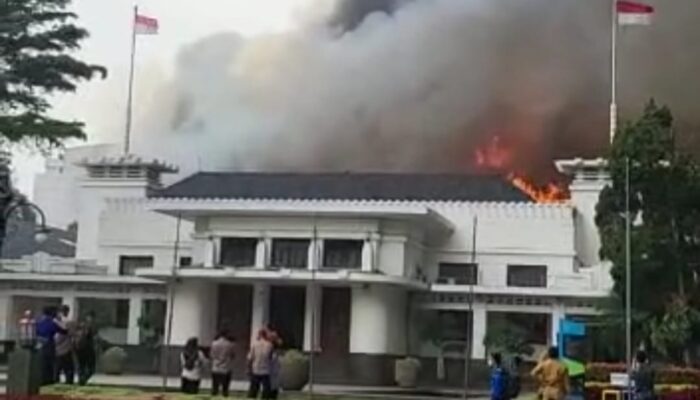 Kantor Bappelitbang Kota Bandung Kebakaran