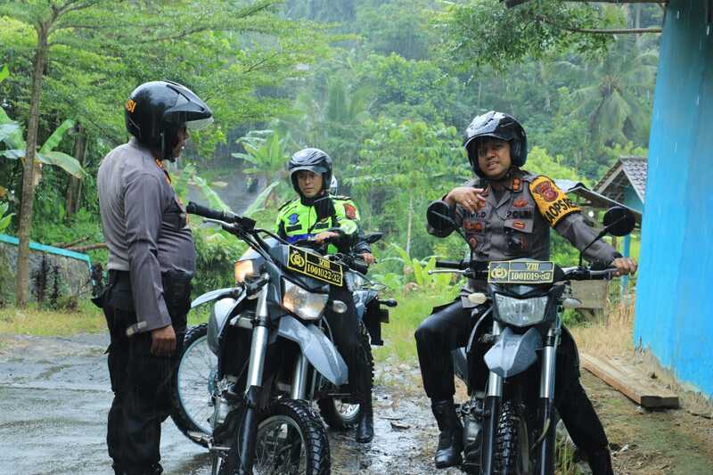 Kapolres Sukabumi Melakukan Pengecekan Jalur Altenatif Cikidang