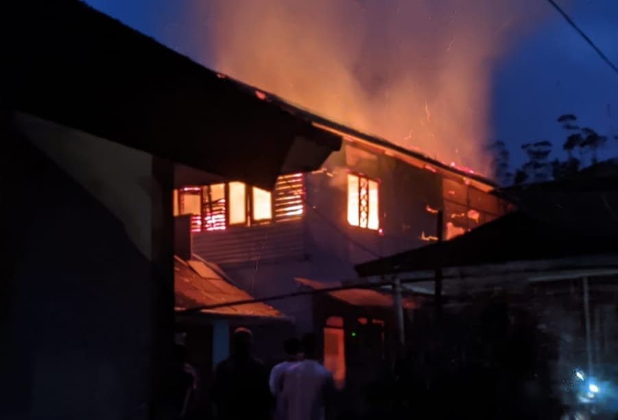Pondok Pesantren Darul Ibtida di Cianjur Selatan Kebakaran