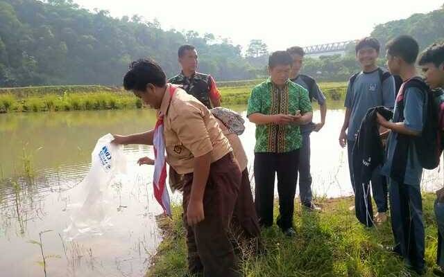 Sungai Citarum Ditaburi 50.000 Bibit Ikan Nila