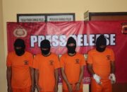 4 Spesialis Pembobol Rumah di Pelabuhanratu Ditangkap