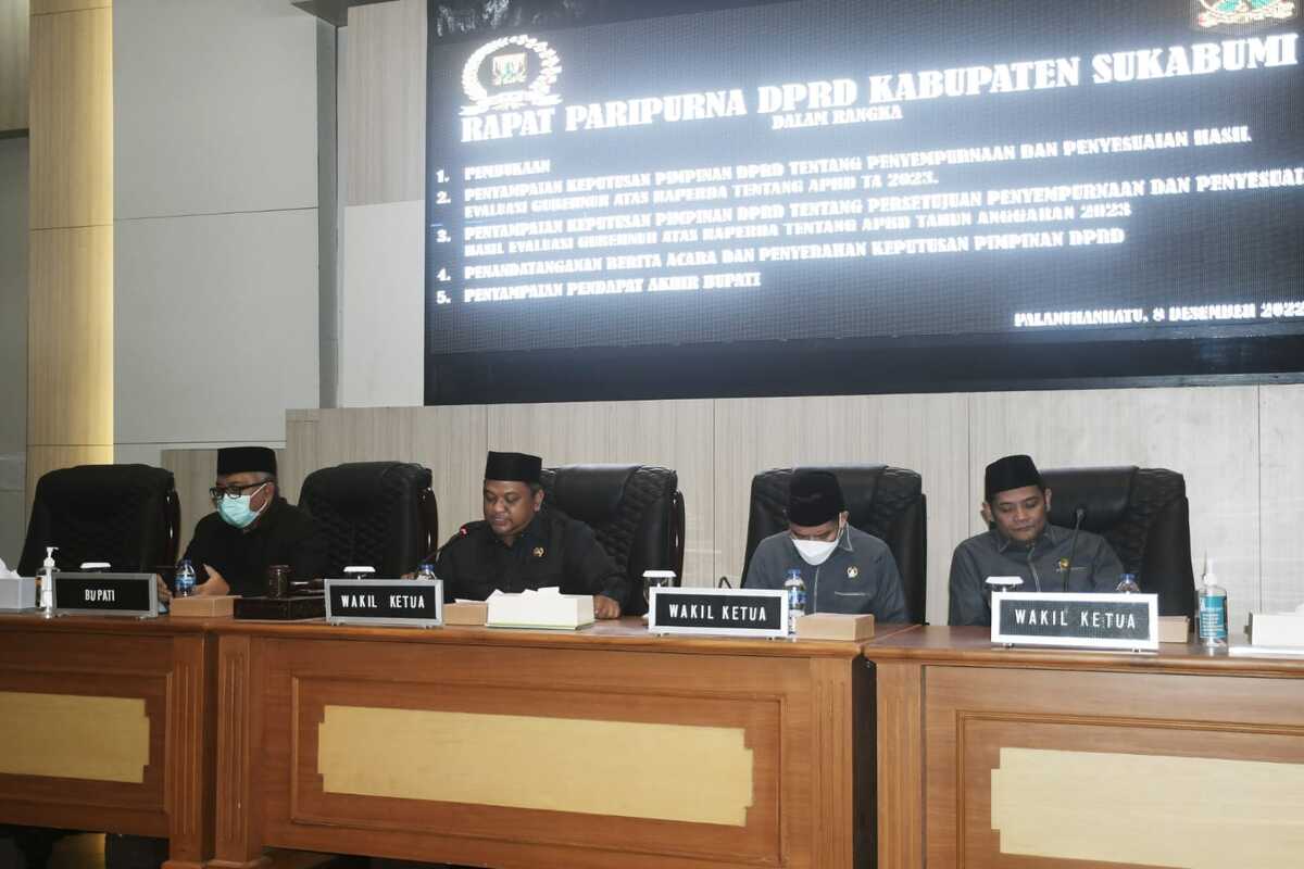 Paripurna Ke-32 DPRD Kab Sukabumi, Ini Poinnya!