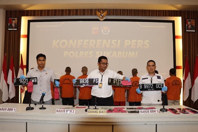 Polres Sukabumi Bongkar Penyalahgunaan BBM Bersubsidi