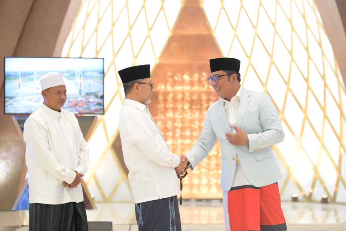 Ridwan Kamil Meresmikan Masjid Raya Al Jabbar