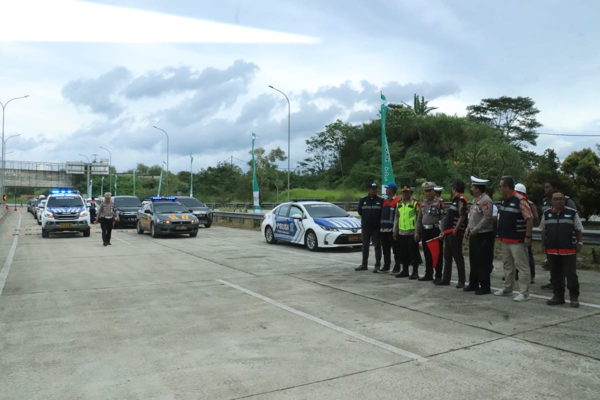 Tol Bocimi Seksi 2 Dibuka, Puluhan Aparat Diterjunkan