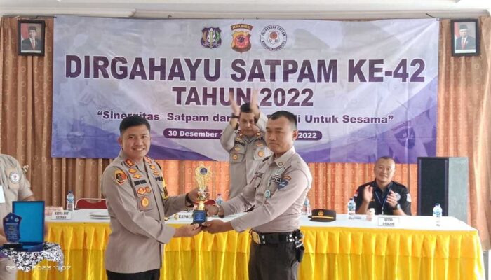 Kapolres Sukabumi Hadiri HUT Satpam Ke-42