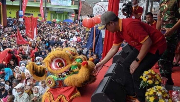 Festival Cap Go Meh 2023 Kota Sukabumi, Fahmi Berpantun