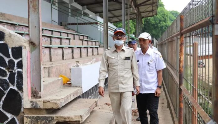 Komisi 3 DPRD Kota Cimahi Tinjau Stadion Sangkuriang