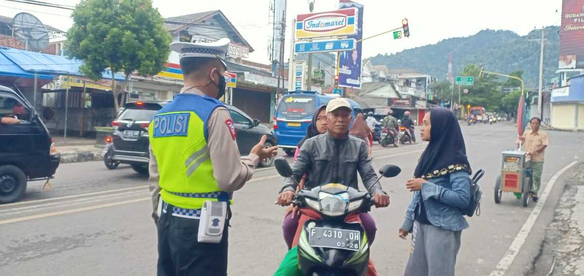 Polres Sukabumi Tegur 651 Pelanggar Lalu-lintas