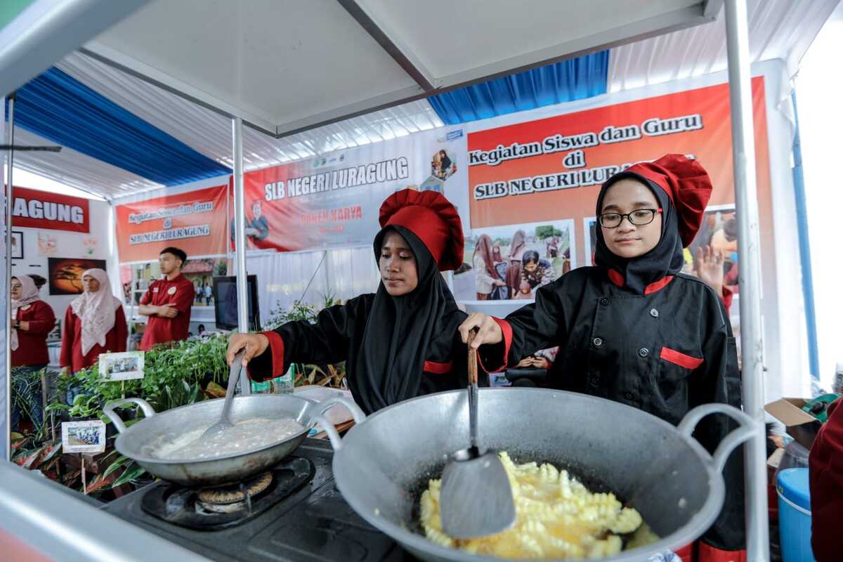3 Sekolah SLB Penggerak di Jabar Pamerkan Karya
